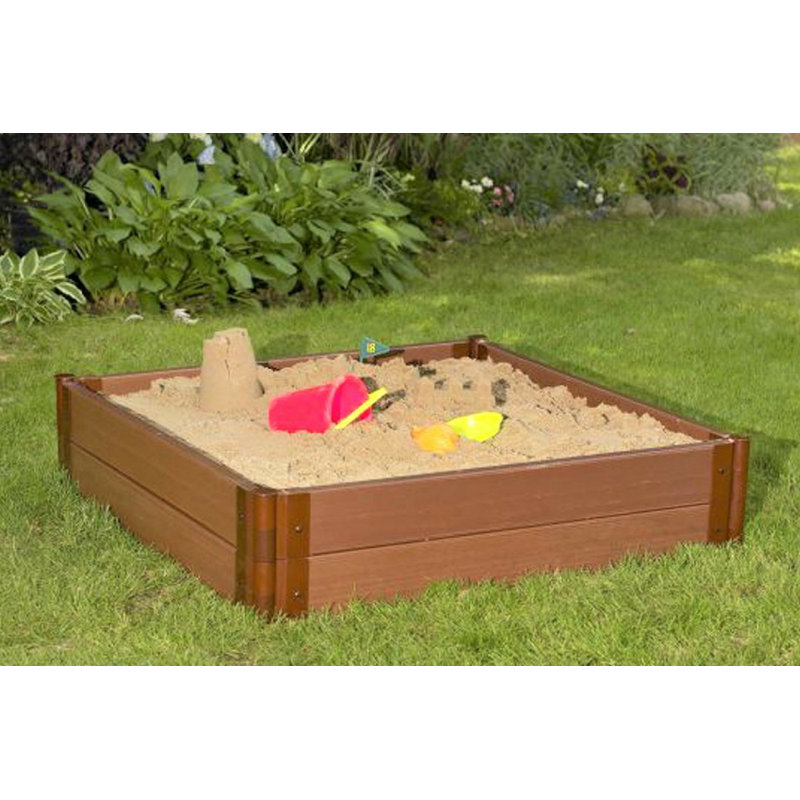 Frame It All 48" Plastic Sandbox Wayfair Canada